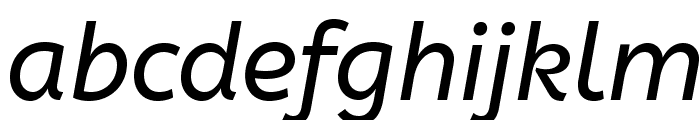 ABeeZee-Italic Font LOWERCASE
