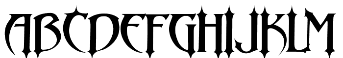 Abaddon-ll Font UPPERCASE