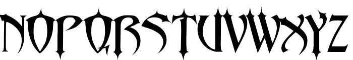 Abaddon-ll Font UPPERCASE