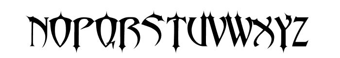 Abaddon-ll Font LOWERCASE