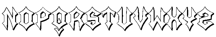 Abanyaro Regular Font LOWERCASE
