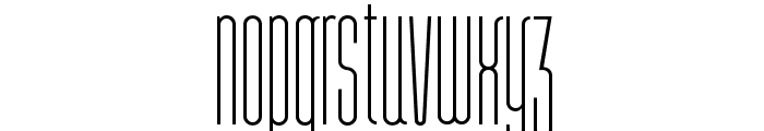 Abastina Font LOWERCASE