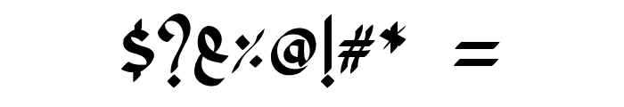 AbbasyCalligraphyTypeface Font OTHER CHARS