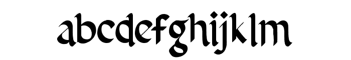 AbbasyCalligraphyTypeface Font LOWERCASE