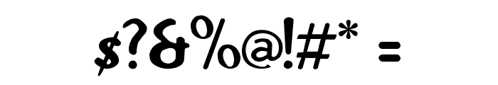 Abbey-Medium Font OTHER CHARS