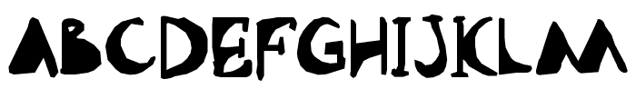 Abdomentality Font UPPERCASE