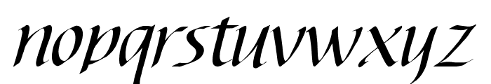 Abdullah Italic Font LOWERCASE
