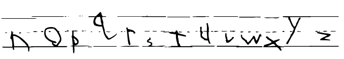 Abecedarian Font LOWERCASE