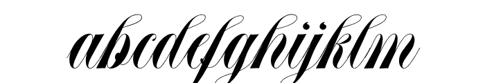 Abella Script Font LOWERCASE