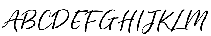 Abellaice Regular Font UPPERCASE