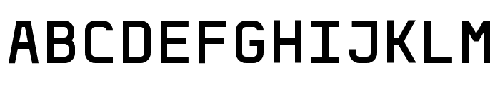 Aber Mono Bold Font UPPERCASE