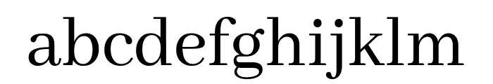 Abhaya Libre Regular Font LOWERCASE