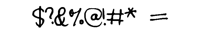 Abigail Print Font OTHER CHARS
