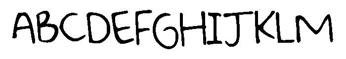 Abigail Print Font UPPERCASE