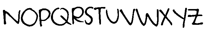 Abigail Print Font UPPERCASE