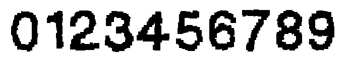 AblockyFont Font OTHER CHARS