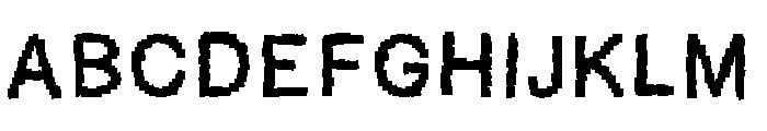 AblockyFont Font UPPERCASE
