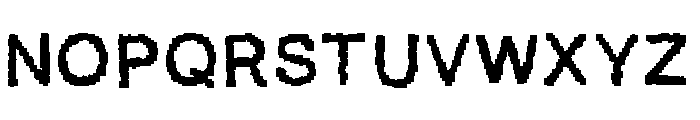 AblockyFont Font UPPERCASE