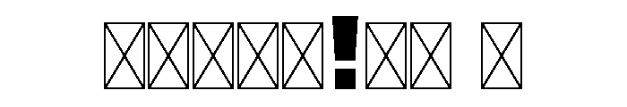 Abominable Bold Font OTHER CHARS