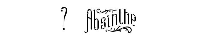 Absinthe FT Flourish Font OTHER CHARS