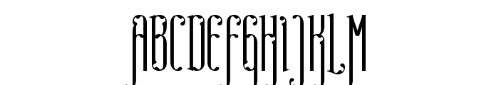 Absinthe FT Flourish Font UPPERCASE