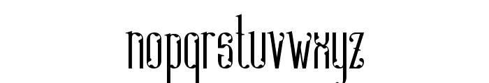 Absinthe FT Flourish Font LOWERCASE
