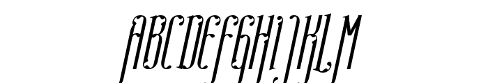 Absinthe FT Italic Font UPPERCASE