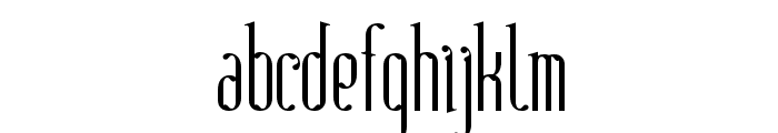 Absinthe FT Regular Font LOWERCASE