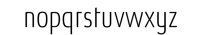 Absolut Condensed Reduced Thin Font LOWERCASE