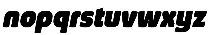 Absolut Reduced Black Italic Font LOWERCASE