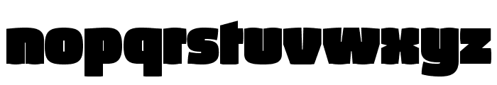 Absolut Reduced Fat Head Font LOWERCASE