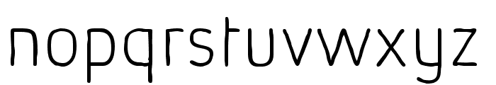 Absolut Sketch Reduced Thin Font LOWERCASE