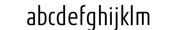 AbsolutCondensedRed-Light Font LOWERCASE