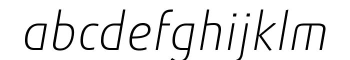 AbsolutPro-ThinIt Font LOWERCASE