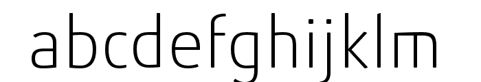 AbsolutRed-Thin Font LOWERCASE