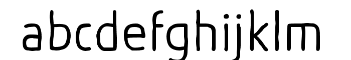 AbsolutSketchRed-Light Font LOWERCASE