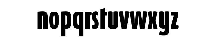 AbsolutUltraCondensedRed-Bold Font LOWERCASE