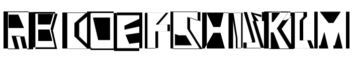 Abstract Abomination Font UPPERCASE