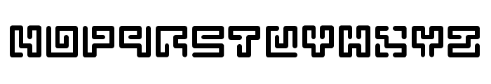 Abstract Labyrinth Rounded Font LOWERCASE