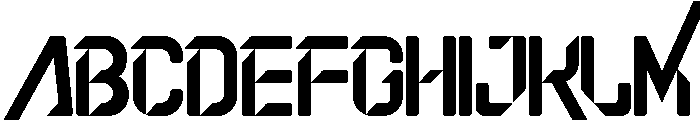Abstract Network Demo Regular Font UPPERCASE