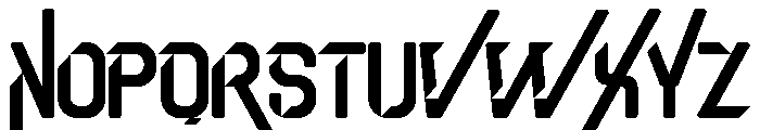 Abstract Network Demo Regular Font UPPERCASE