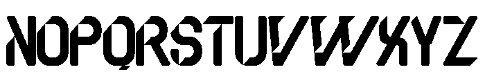 Abstract Network Demo Regular Font LOWERCASE