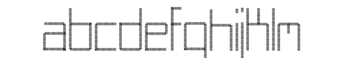 Abstracta Font LOWERCASE