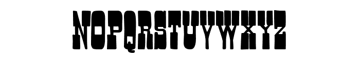 Absurd Western Font UPPERCASE