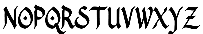 Abu Dhabi Solstice Personal Use Font UPPERCASE