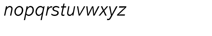 Abadi Light Italic Font LOWERCASE