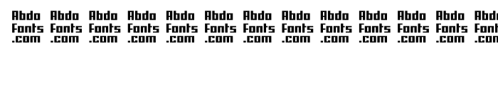 Abdo Line Bold Font UPPERCASE