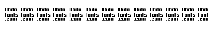 Abdo Line Regular Font UPPERCASE