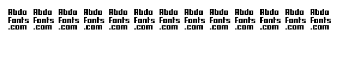 Abdo Screen Regular Font LOWERCASE