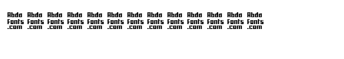 Abdo Title Regular Font LOWERCASE